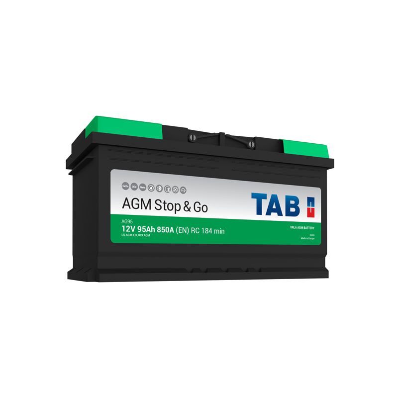 Batterie de démarrage TAB Start&Stop agm L5 AG95 12V 95Ah 850A