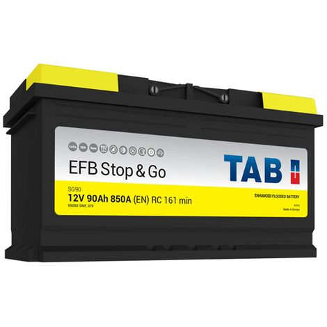 Batterie de démarrage TAB Start&Stop EFB L5 SG90 12V 90Ah 850A