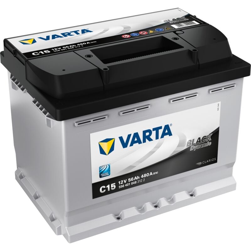 Batterie de démarrage Varta Black Dynamic L2G C15 12V 56Ah / 480A