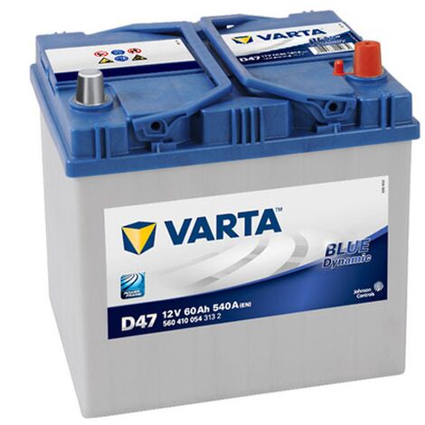 Batterie de démarrage Varta Blue Dynamic D23L D47 12V 60Ah / 540A