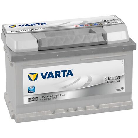 Batterie de démarrage Varta Silver Dynamic L3B E38 12V 74Ah / 750A 574402075