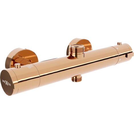 Batterie de douche thermostatique Mexen Kai, or rose - 77150-60