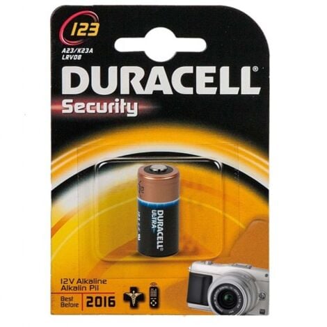 BATTERIE DE PHOTOGRAPHIE DURACELL 123 BL.1 - ALFA DYSER