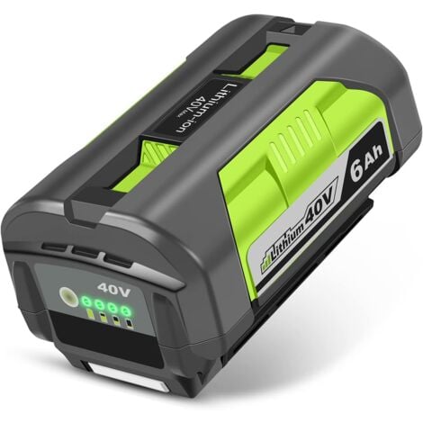 BSIOFF Batterie de remplacement pour Ryobi 40V Batterie 6.0Ah OP4040 OP4026 OP4030 OP4050 OP4060A, compatible avec les outils ¨lectriques et chargeurs Ryobi 40V