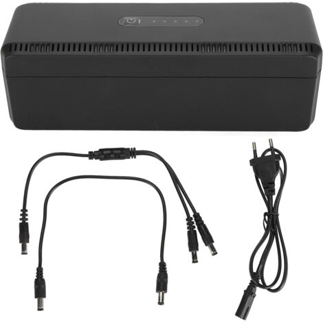 Batterie de secours UPS 10400mAh 5V 9V 12V 15V 24V, alimentation sans interruption pour caméra routeur Modem100