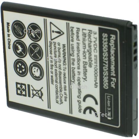 Batterie de téléphone portable pour SAMSUNG S3350 / S3770 3.7V 1000mAh