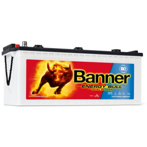 Batterie décharge lente 96351 12V 180Ah – Plomb Calcium pour applications stationnaires – Énergie solaire, bateau, camping-car – Banner