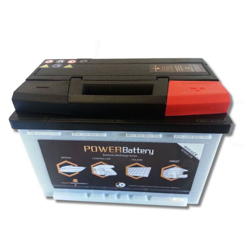 Batterie décharge lente Power Battery 12v 100ah