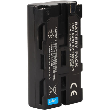 Batterie décodée 7.4V 2400mAh pour Sony NPF550 NPF570 - Appareil photo et caméscope