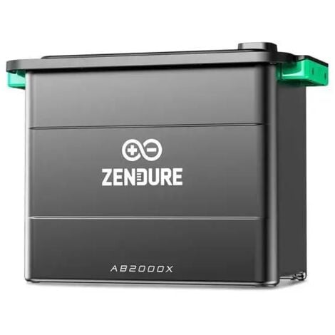 ZENDURE SolarFlow AB2000S, Station d'énergie électrique, batterie LiFePo4 1920 Wh, capacité extensible 7680 Wh, IP65, fonction d'auto-chauffage, système d'extinction d'incendie à aérosol