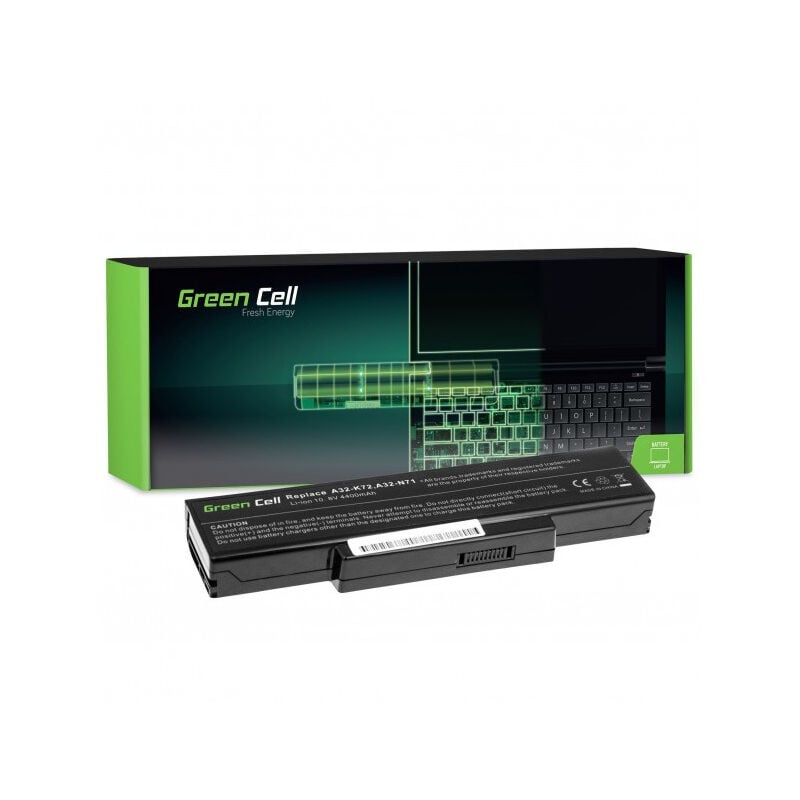 Green Cell - GreenCell für asus A32-K72 K72 K73 N71 N73 / 11,1V 4400mAh (AS06)