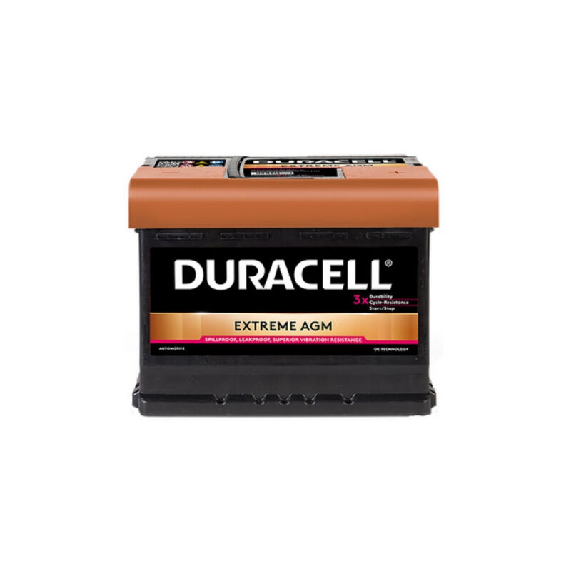 Batterie Duracell DE60 agm 12v 60ah 640A L2D X2D