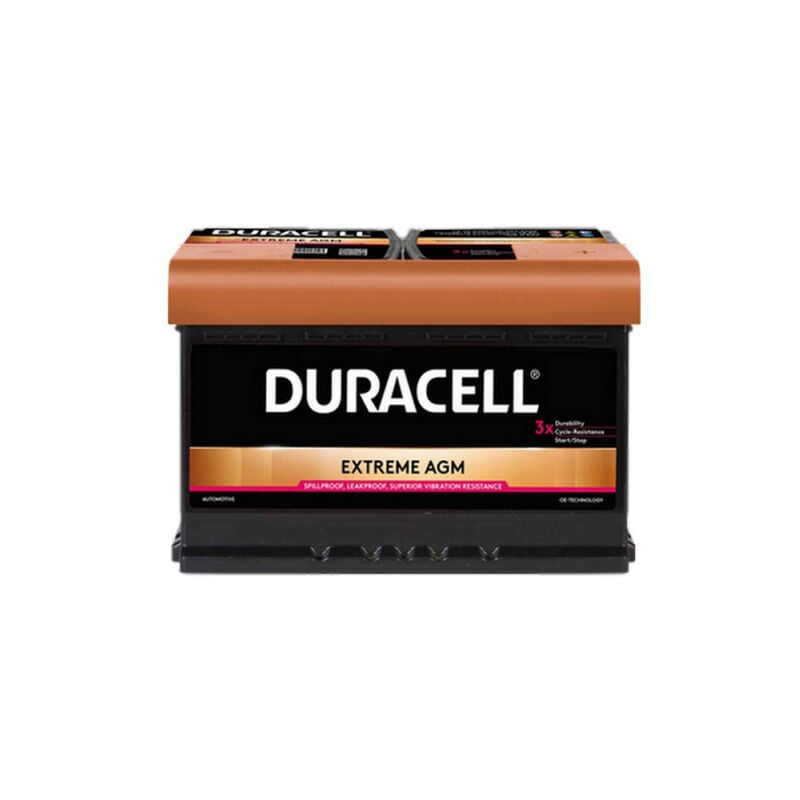 Batterie Duracell DE70 agm 12v 70ah 720A L3D X3D