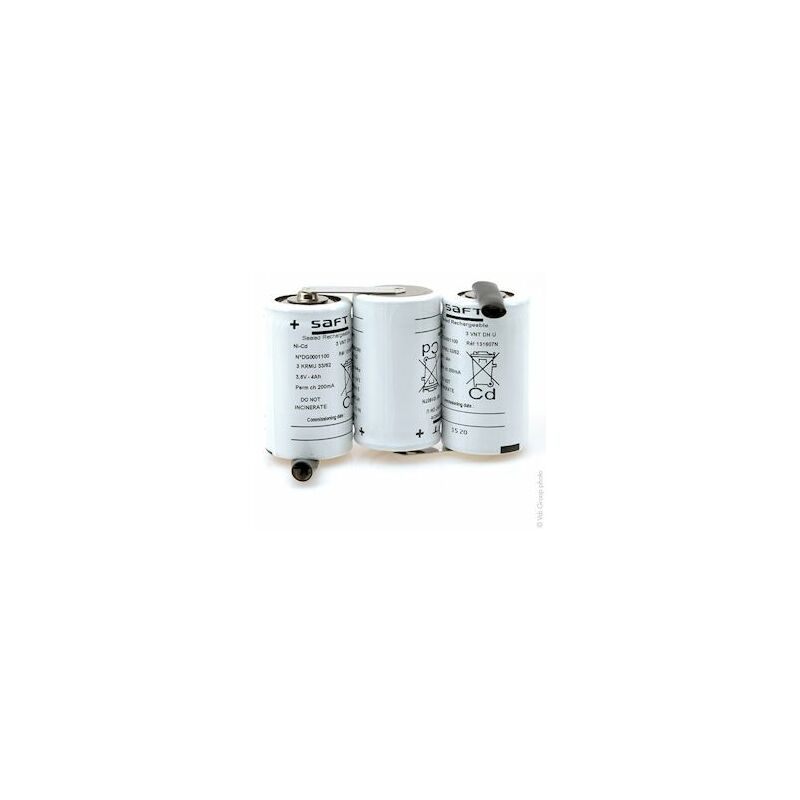 Batterie éclairage de secours - 3 vnt dh u - 3.6 volts - 4 ah Enix Energies mgn7432