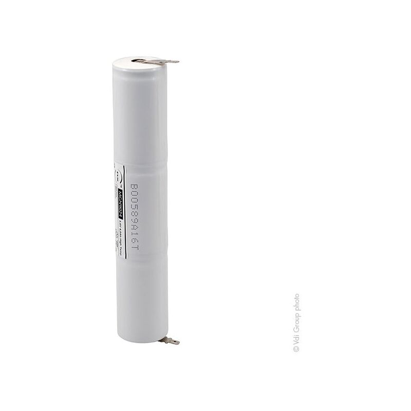 Batterie eclairage secours 3xD ST4 Faston 4.8mm (+2.8mm) 3.6V 4Ah - NX