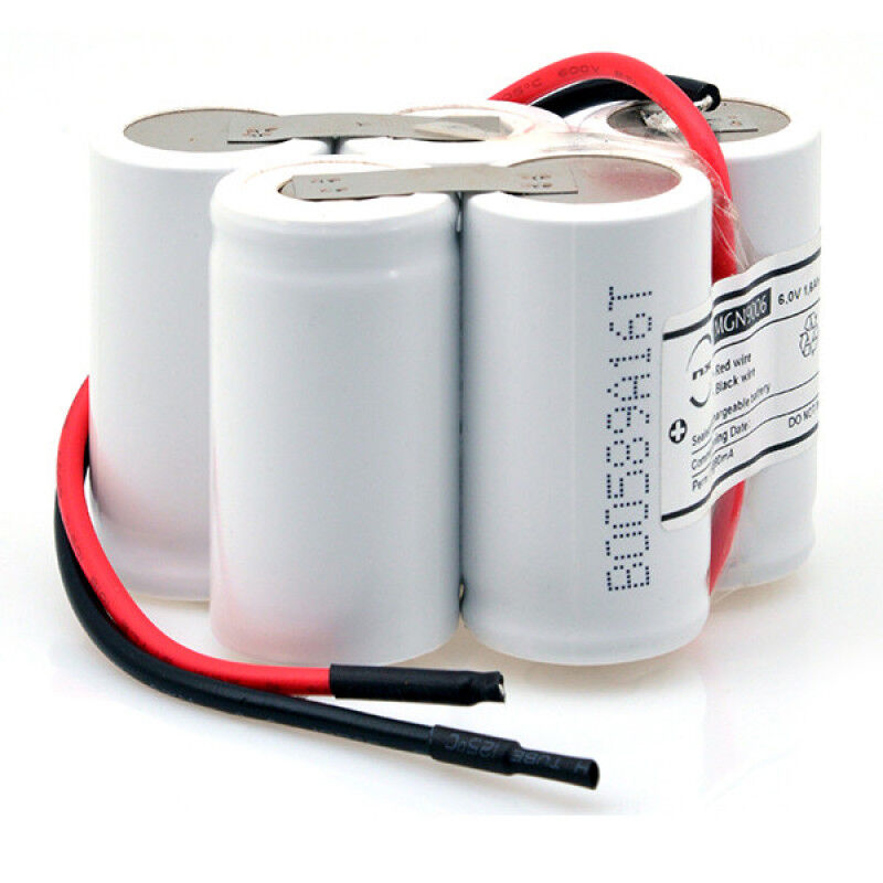 NX - Batterie eclairage secours 5xSC ST7 fils 6V 1.6Ah