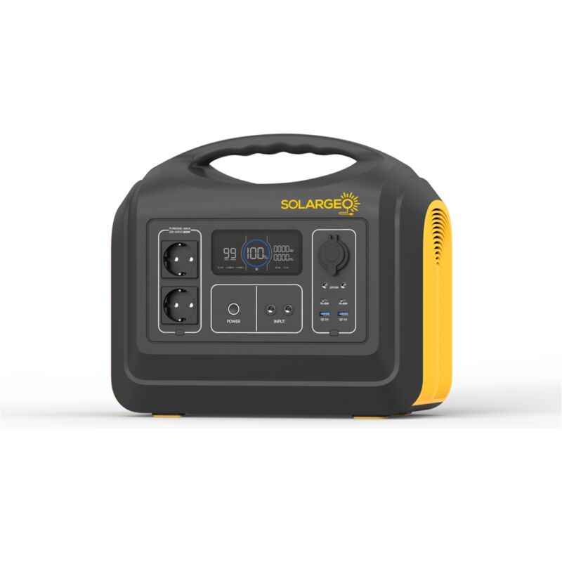 Vente-unique - Batterie électrique portable - Capacité 1488 Wh - 1800 w - elecfull