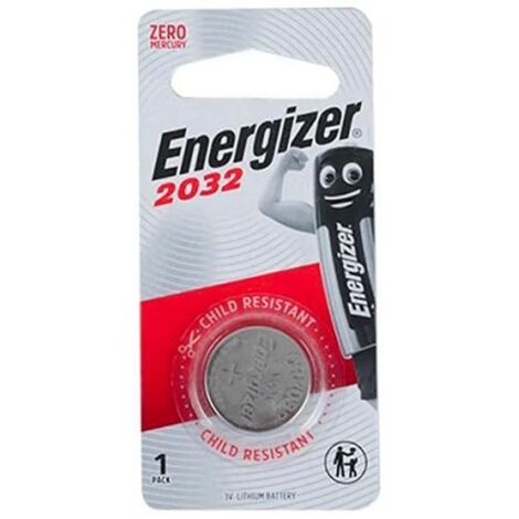 BATTERIE ENERGIZER LITIO PIATTA """CR2032""" (BL.1PZ)