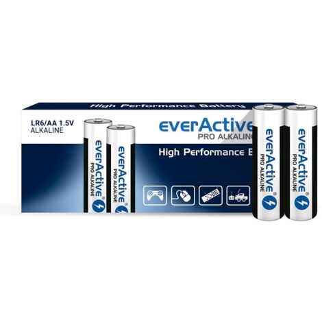 BATTERIE EVERACTIVE Pro LR6 (AA) 1,5V Alkaline / 10er-Pack