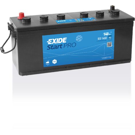 BATTERIE EXIDE CV RANGE ATM 12V 140AH 900A 508X175X205 +D EG1402