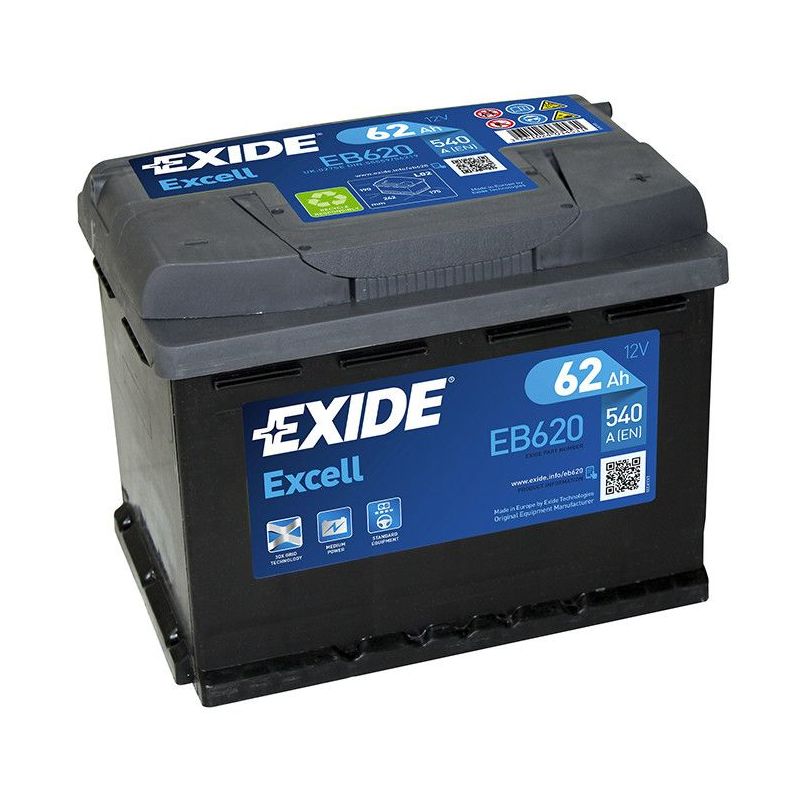 Аккумулятор exide 62ah