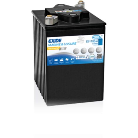 BATTERIE EXIDE EQUIPMENT GEL - SUPERIOR GC2 6V 200AH 950A 244X190X275 +D ES1100-6