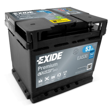 Batterie Exide Premium EA530 12v 53AH 540A L1D