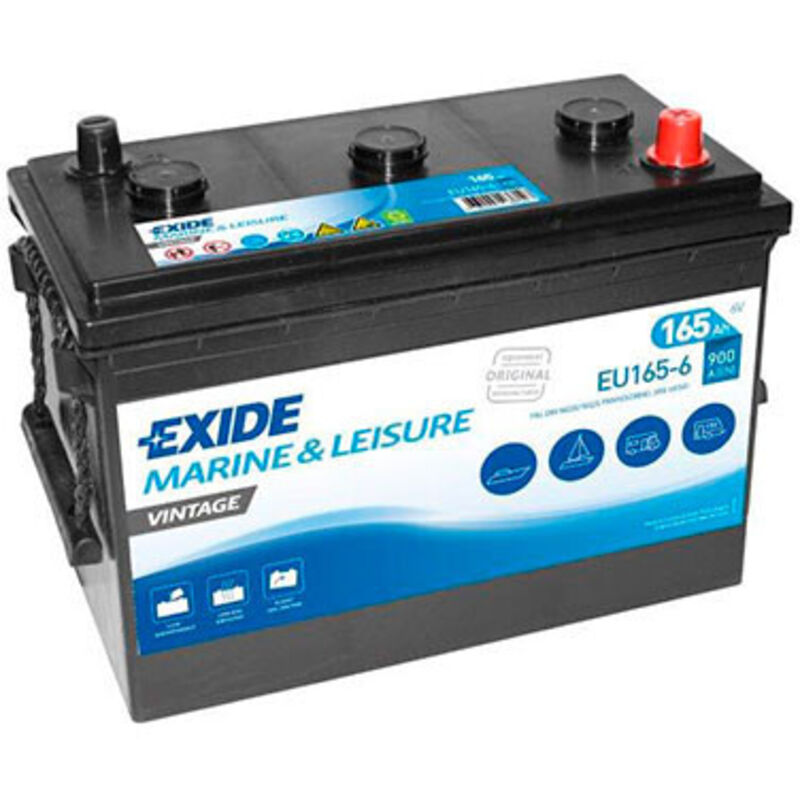 Exide - Batterie bateau Vintage EU165-6 6V 165Ah
