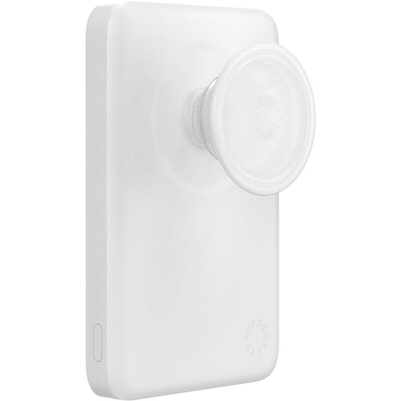 Popsockets - Batterie externe Powerbank Power pack 5000 mAh MagSafe Blanc