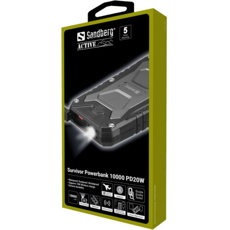 Batterie externe Sandberg Survivor 10000 PD20W