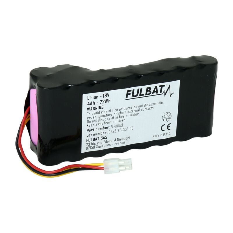 Fulbat - Batterie FL-HU03 Lithium-Ion 18V, 4Ah, 72Wh