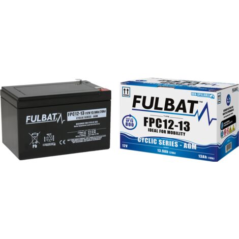 Batterie Fulbat AGM Cyclique FPC12-13 (T2)