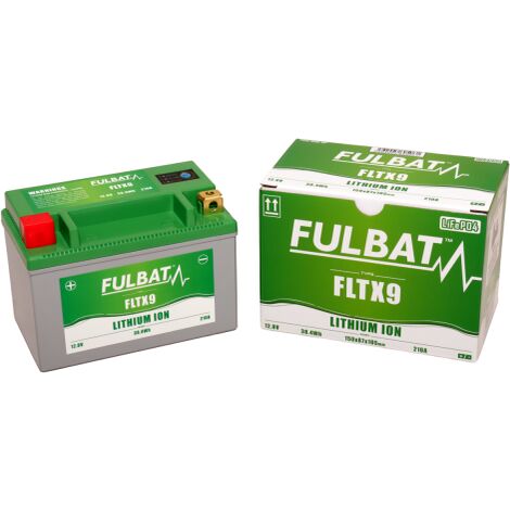 Batterie de démarrage Lithium-Fer-Potassium (LiFePo4 ou LFP) 12V 10A, CCA  120, 24Wh, remplace batteries acide/plomb YTZ5S, YTX7L