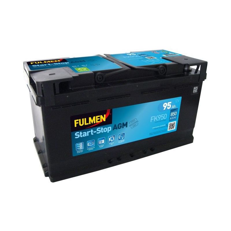 Fulmen - Batterie agm Start And Stop FK950 12V 95ah 850A