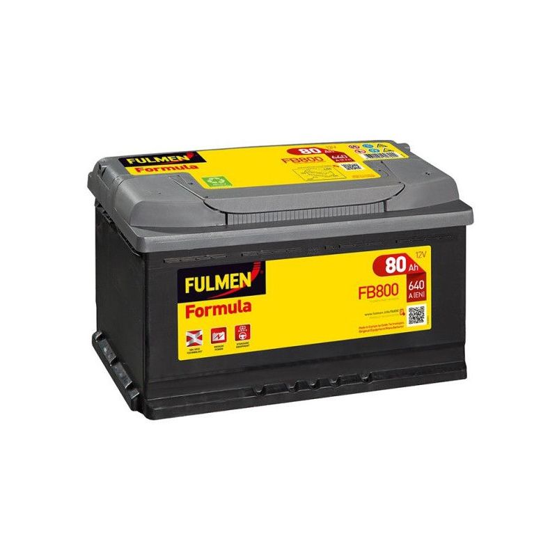 Batterie FULMEN Formula FB800 12v 80AH 640A