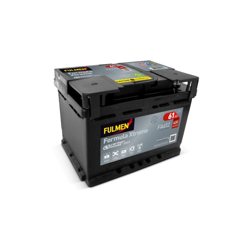 Batterie Formula XTREME FA612 12v 60AH 600A - Fulmen