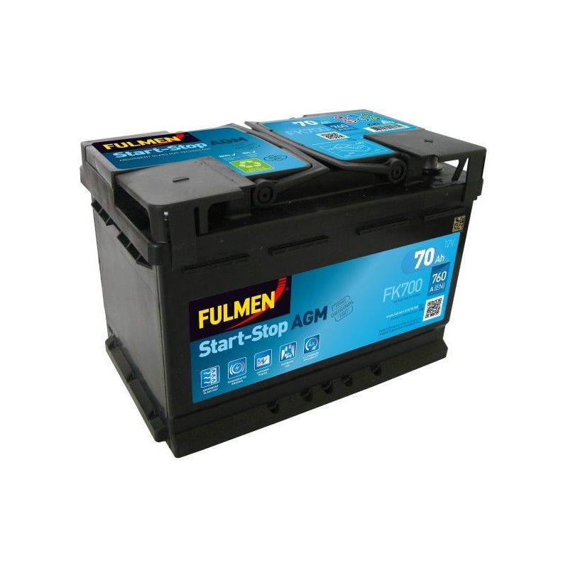 Fulmen - Batterie agm Start And Stop FK700 12V 70ah 760A
