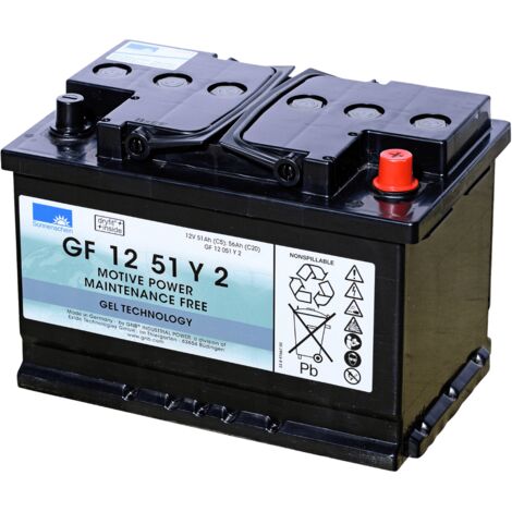 Batterie Gel SONNENSCHEIN GF Y 12 VOLTS GF12051Y2 L3 12V 56AH AMPS (EN)