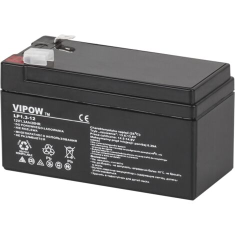 Batterie gel Vipow 12V/1,3Ah