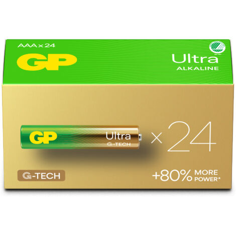 Batterie GP Super Alcaline MiniStilo AAA: 24A/LR03 - Confezione da 24 batterie