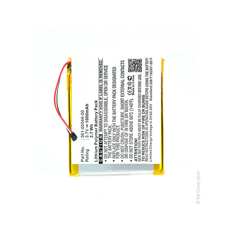 NX - Batterie GPS 3.7V 1000mAh - 361-00046-00