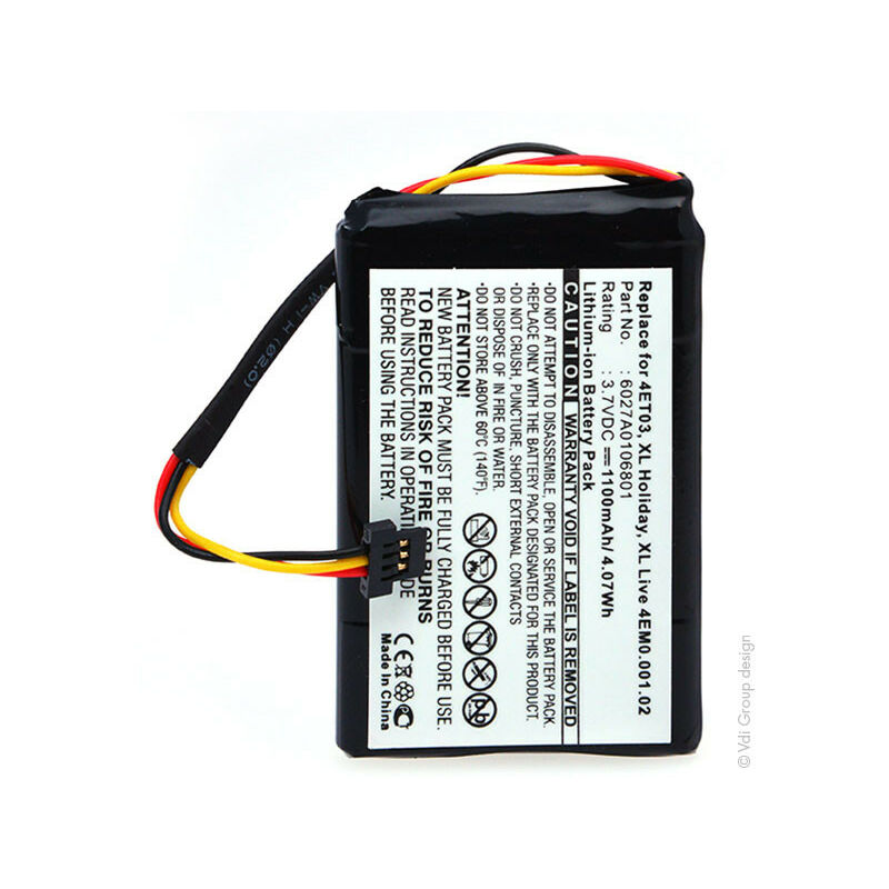 NX - Batterie GPS 3.7V 1100mAh - 6027A0106801