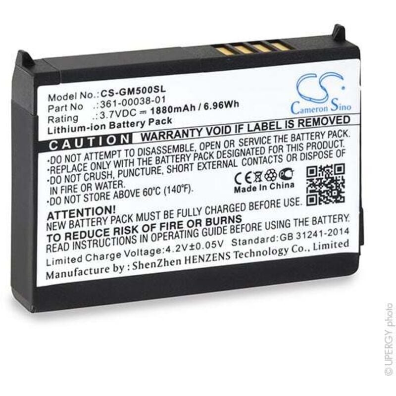 Batterie gps Garmin 3.7V 1880mAh - 010-11143-00361-00038-01GPS9032 - NX