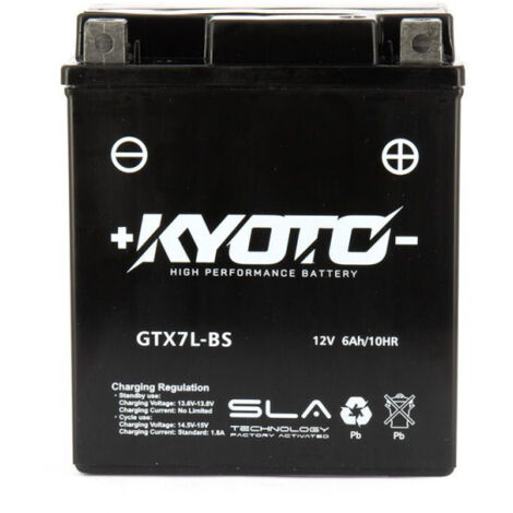 Batterie Gtx7l-bs SLA AGM - Sans Entretien - Prête à l'Emploi - Equivalente YTX7