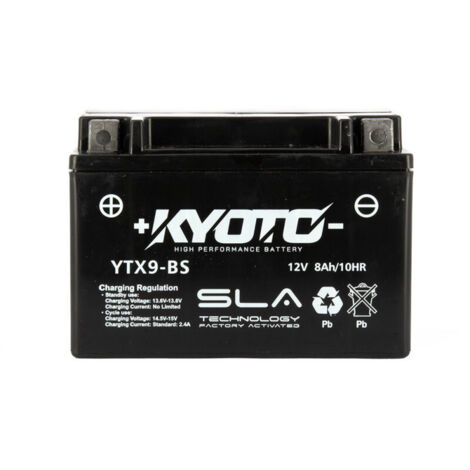 Batterie GTX9-BS SLA-AGM - Sans Entretien - Prête à l'Emploi