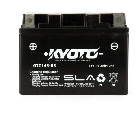 Batterie Gtz14s-bs SLA-AGM - Sans Entretien - Prête à l'Emploi - Equivalente YTZ14S-BS