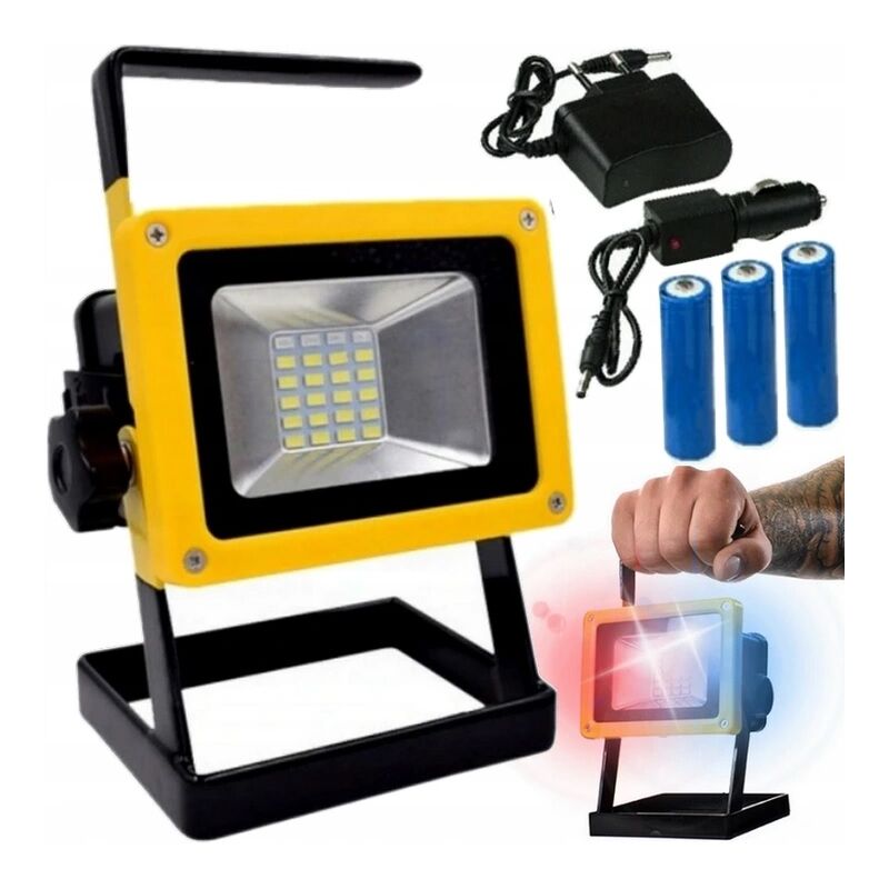 Batterie Halogène Portable Led Smd 30w