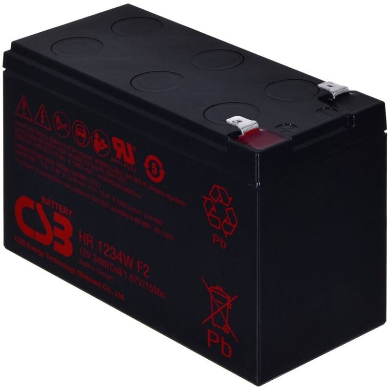 Batterie HR1234WF2 csb 9Ah 12V