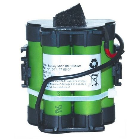 Batterie tondeuse robot 18V 1.6Ah – Lithium – Compatible Gardena, Husqvarna, Mc Culloch – Performance optimale pour entretien jardin