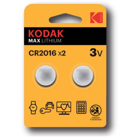 Batterie in blister kodak lithium button ultra cr 2025 - blister 2 batterie